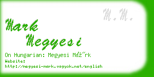 mark megyesi business card